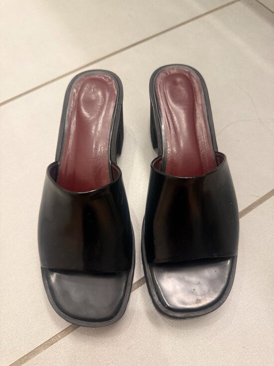 STAUD Shoes - Staud Amber Platform Slides